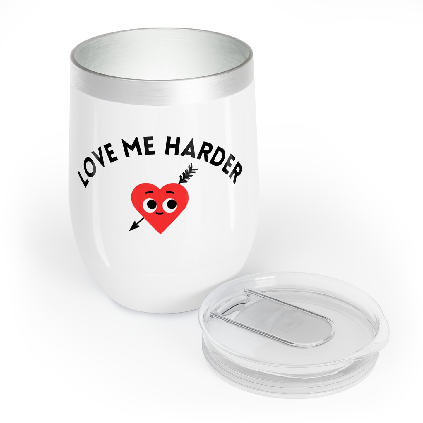 Love Me Harder Wine Tumbler